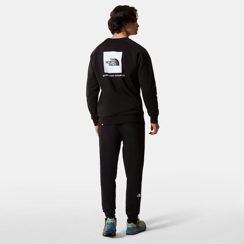 The North Face Raglan Redbox Sweater Tnf Black | BDICPS-750