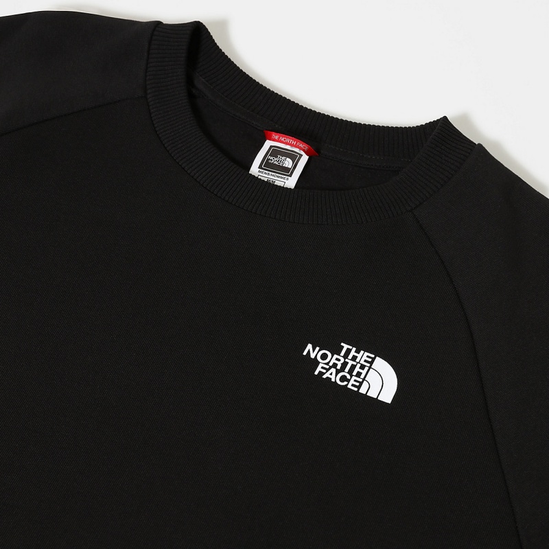 The North Face Raglan Redbox Sweater Tnf Black | BDICPS-750