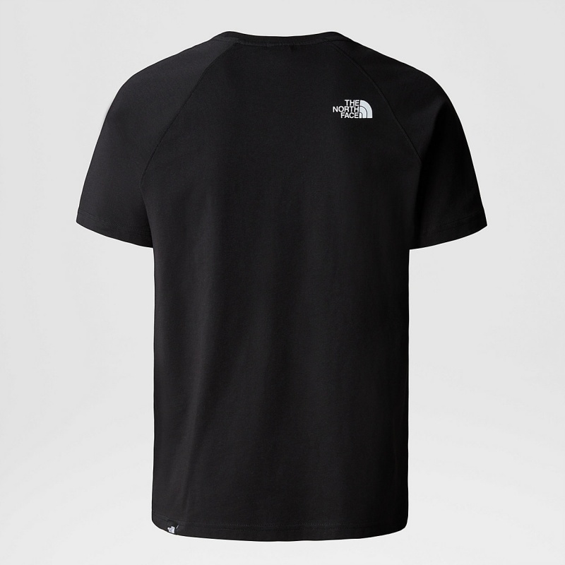 The North Face Raglan Redbox T-Shirt Tnf Black - Tnf White | IZSMBT-149