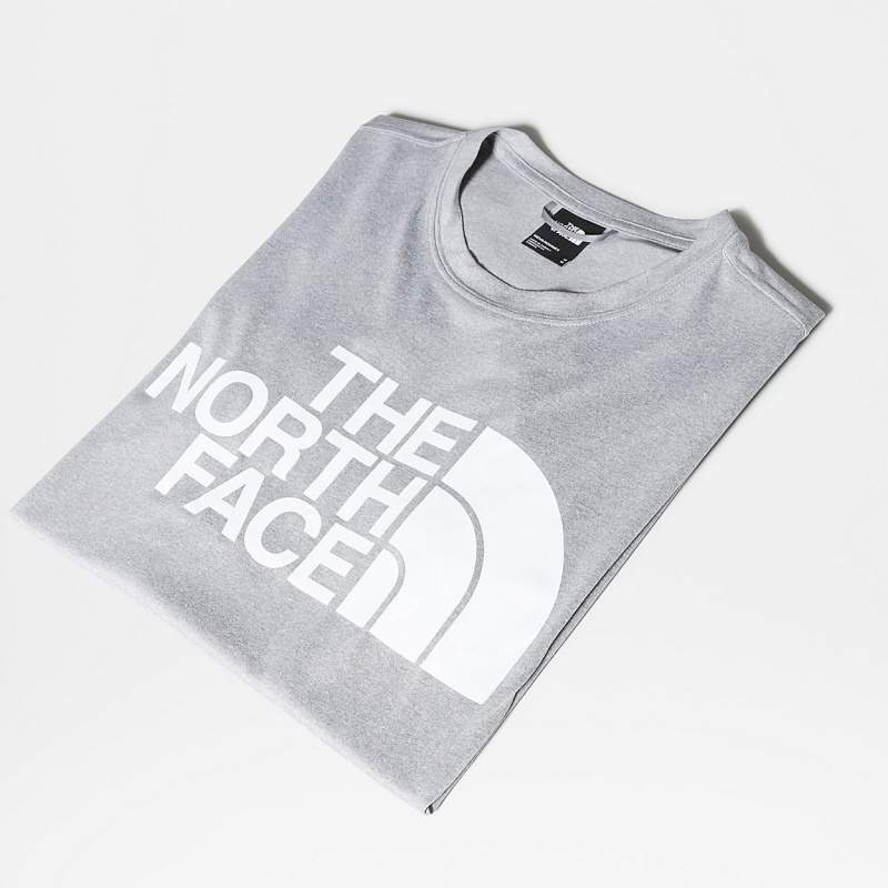 The North Face Reaxion Easy T-Shirt Mid Grey Heather | XNUWJZ-609