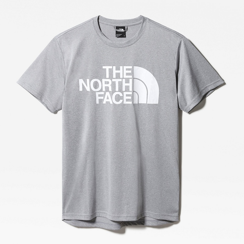 The North Face Reaxion Easy T-Shirt Mid Grey Heather | XNUWJZ-609