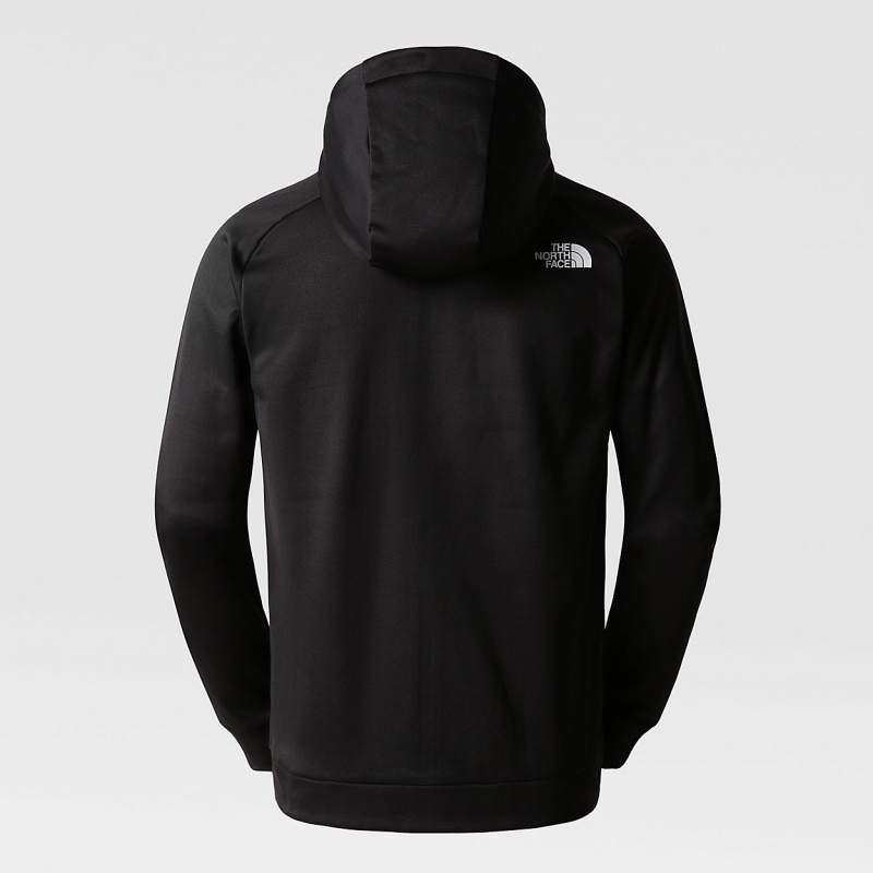 The North Face Reaxion Fleece Full-Zip Hoodie Tnf Black - Asphalt Grey | YEVQWT-358