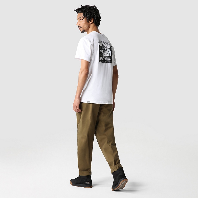 The North Face Redbox Celebration T-Shirt Tnf White | BEIAQJ-769