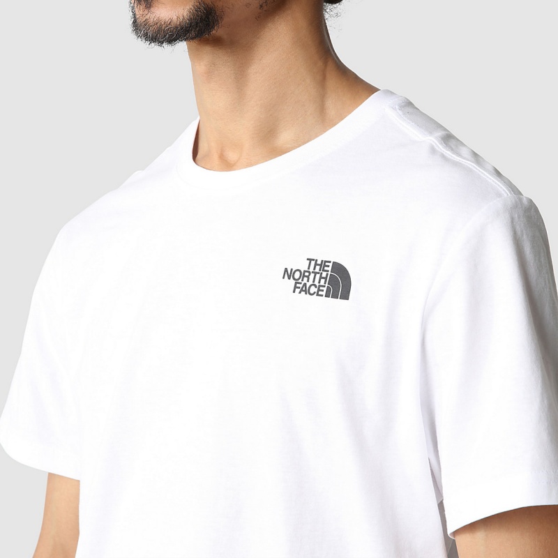 The North Face Redbox Celebration T-Shirt Tnf White | BEIAQJ-769