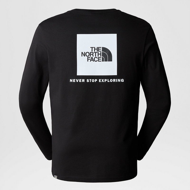 The North Face Redbox Long-Sleeve T-Shirt Tnf Black | GEDFPR-781