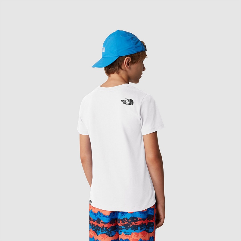 The North Face Redbox T-Shirt Tnf White - Tnf Black | QTIXVC-213