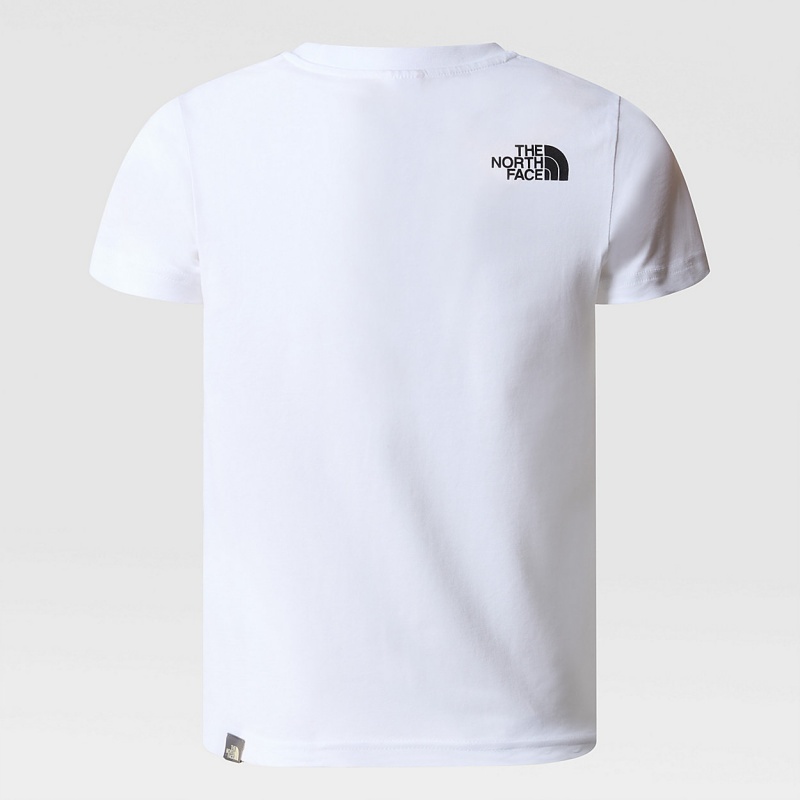 The North Face Redbox T-Shirt Tnf White - Tnf Black | QTIXVC-213