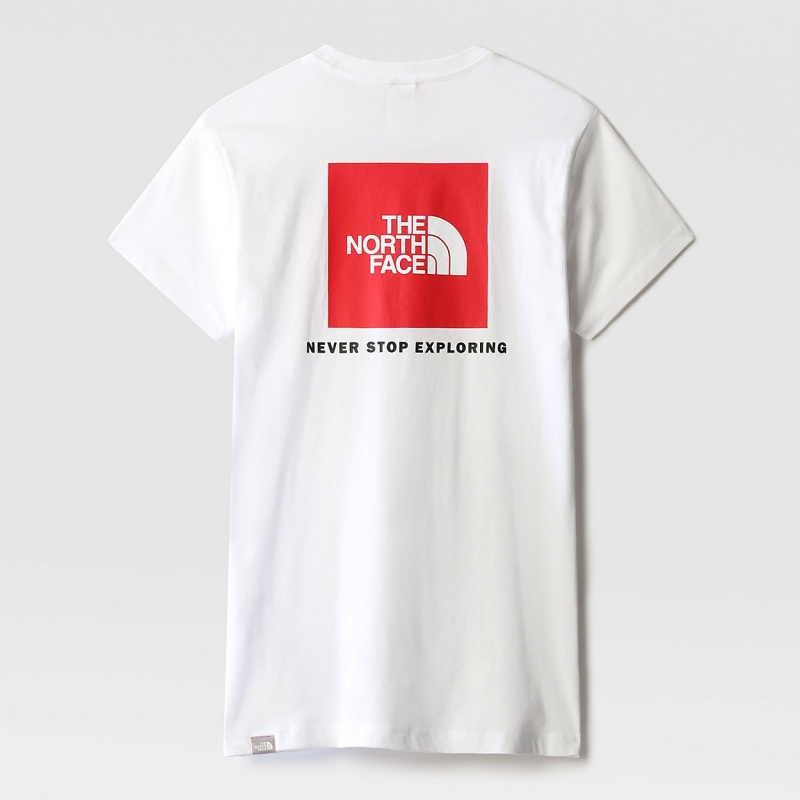 The North Face Redbox T-Shirt Tnf White | FWBJTO-415