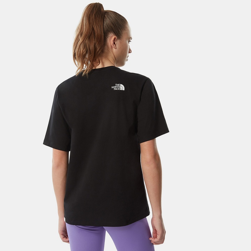 The North Face Relaxed Fine T-Shirt Tnf Black | QVLNKJ-268