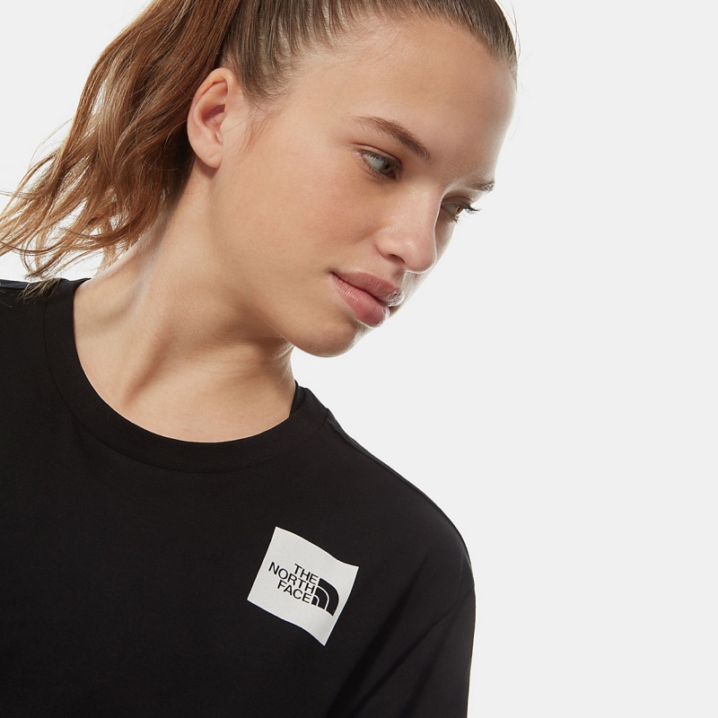 The North Face Relaxed Fine T-Shirt Tnf Black | QVLNKJ-268