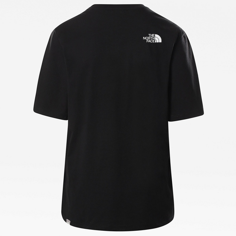 The North Face Relaxed Fine T-Shirt Tnf Black | QVLNKJ-268