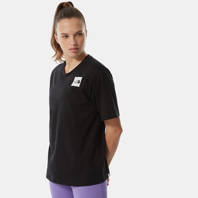 The North Face Relaxed Fine T-Shirt Tnf Black | QVLNKJ-268