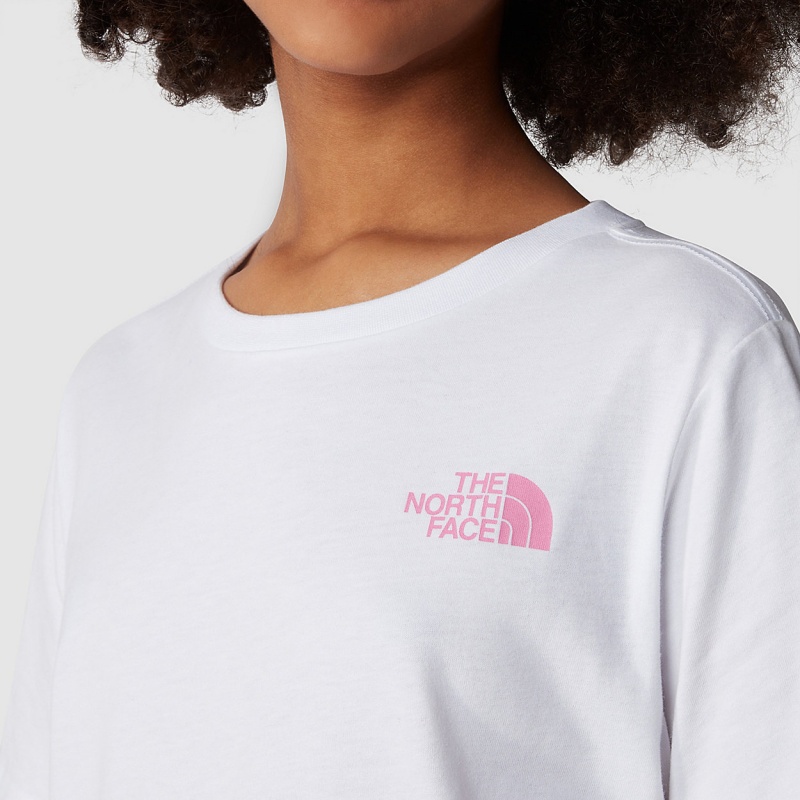 The North Face Relaxed Redbox T-Shirt Tnf White | XIFYVC-510