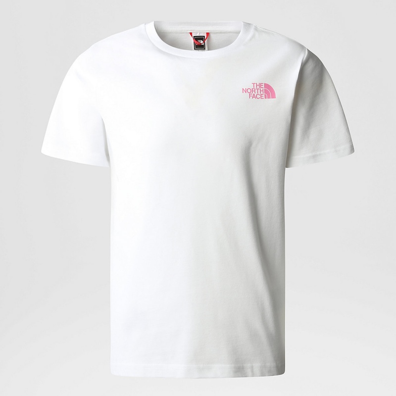 The North Face Relaxed Redbox T-Shirt Tnf White | XIFYVC-510