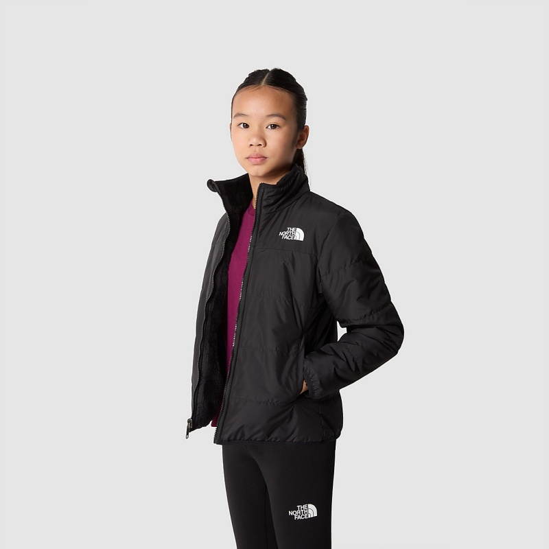 The North Face Reversible Mossbud Jacket Tnf Black | YPESDH-295