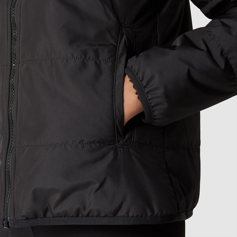 The North Face Reversible Mossbud Jacket Tnf Black | YPESDH-295