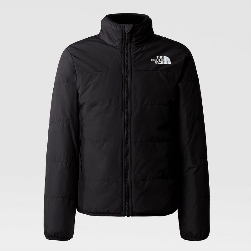 The North Face Reversible Mossbud Jacket Tnf Black | YPESDH-295