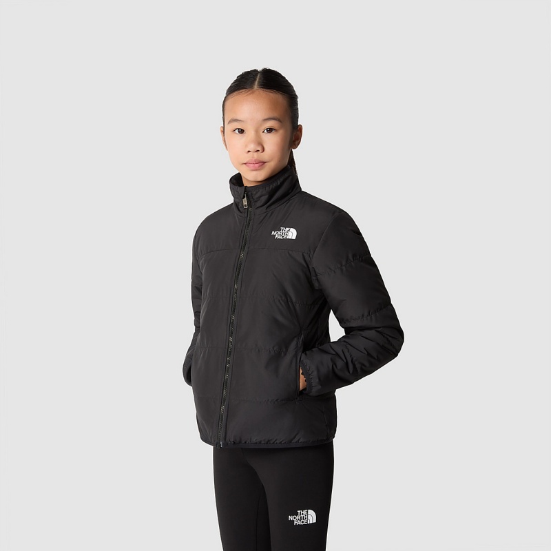 The North Face Reversible Mossbud Jacket Tnf Black | YPESDH-295