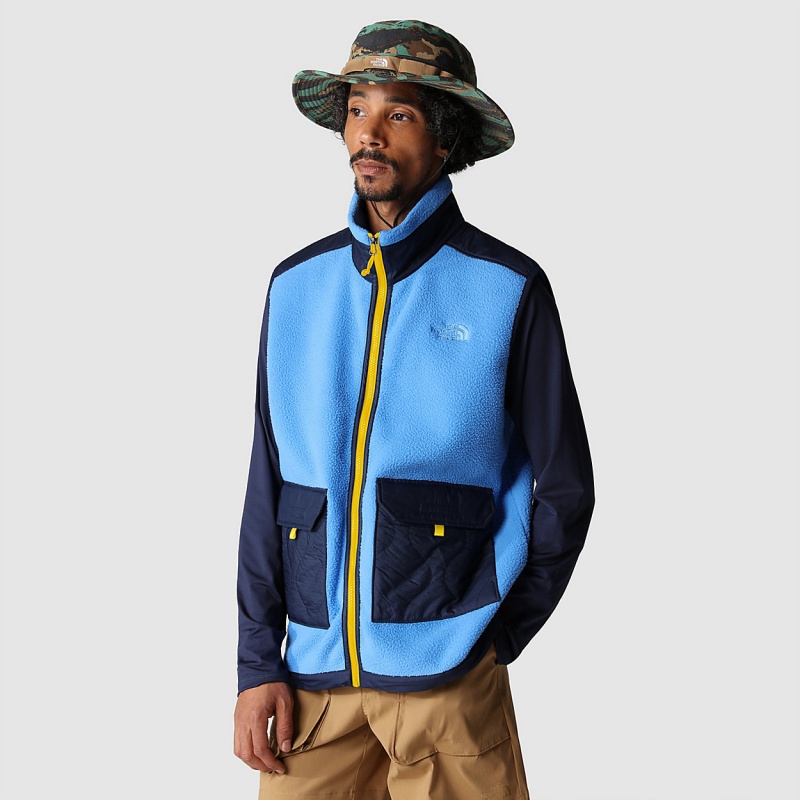 The North Face Royal Arch Fleece Gilet Super Sonic Blue - Summit Navy | OGVSHM-209