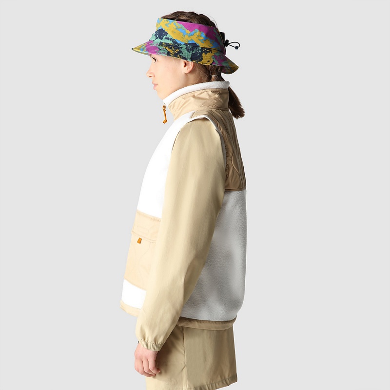 The North Face Royal Arch Gilet Gardenia White - Khaki Stone | BSZMLW-038