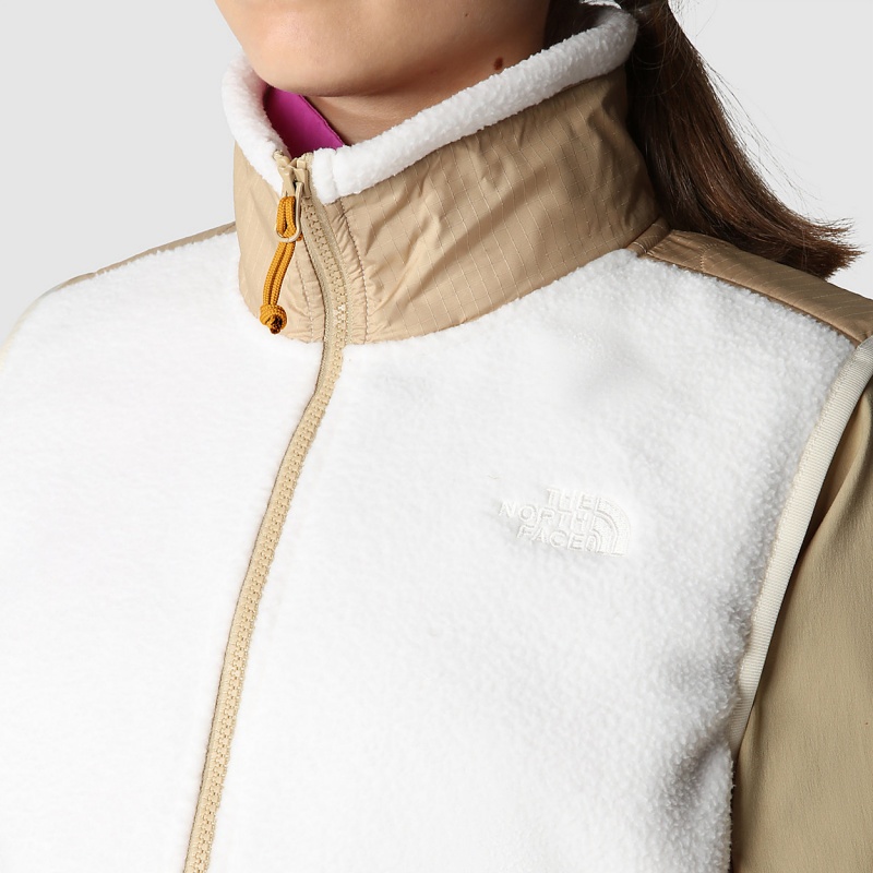 The North Face Royal Arch Gilet Gardenia White - Khaki Stone | BSZMLW-038