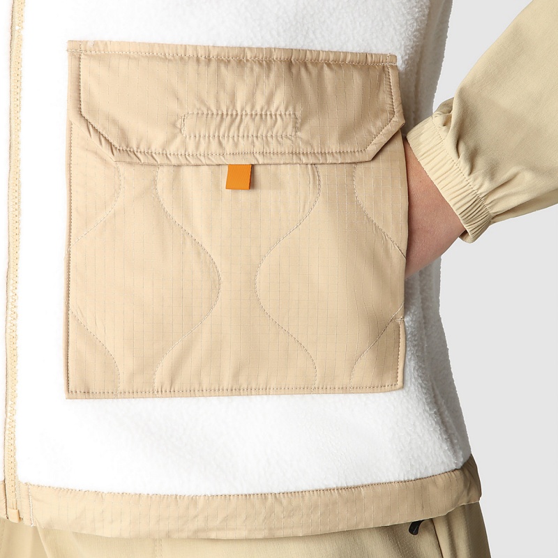 The North Face Royal Arch Gilet Gardenia White - Khaki Stone | BSZMLW-038