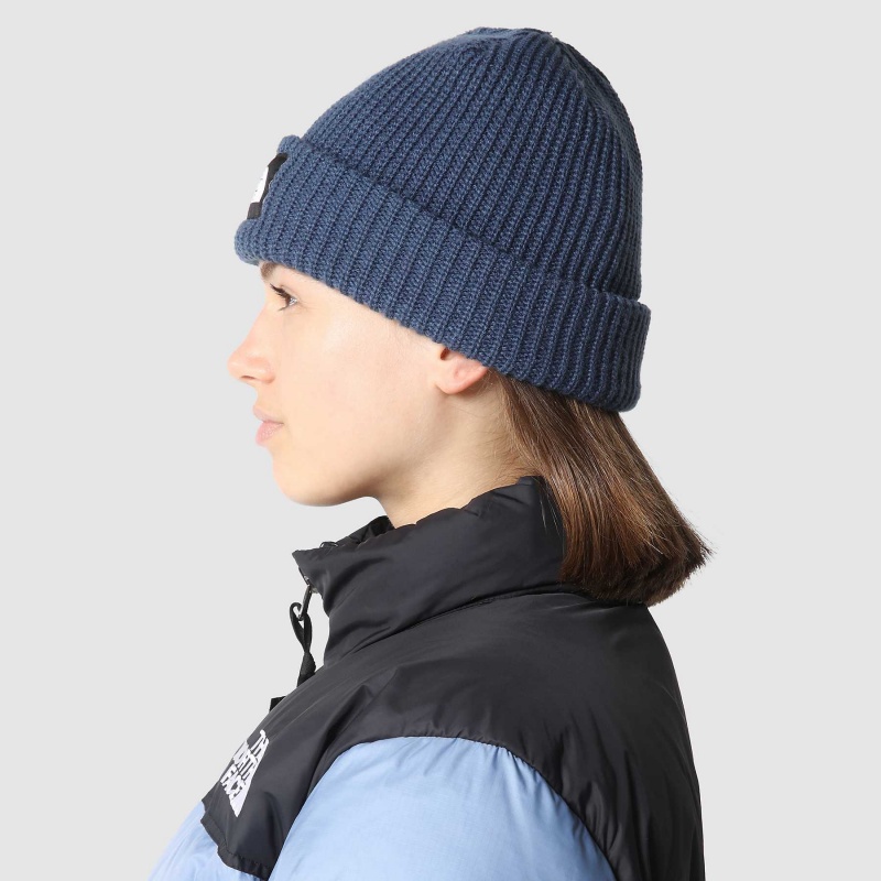 The North Face Salty Dog Beanie Shady Blue | MWBSVZ-140