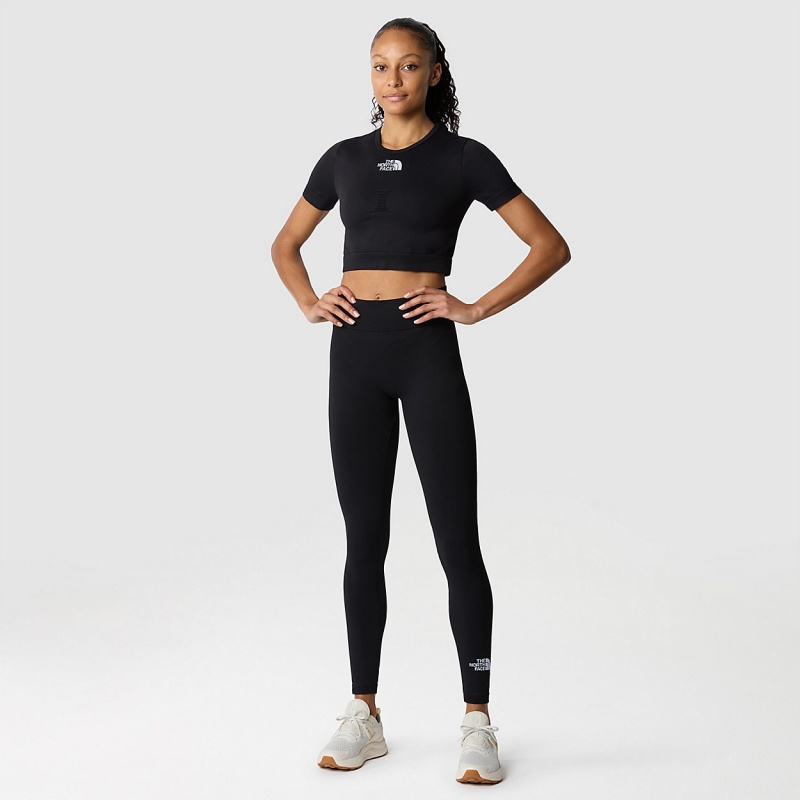 The North Face Seamless Leggings Tnf Black | QEKNMS-523