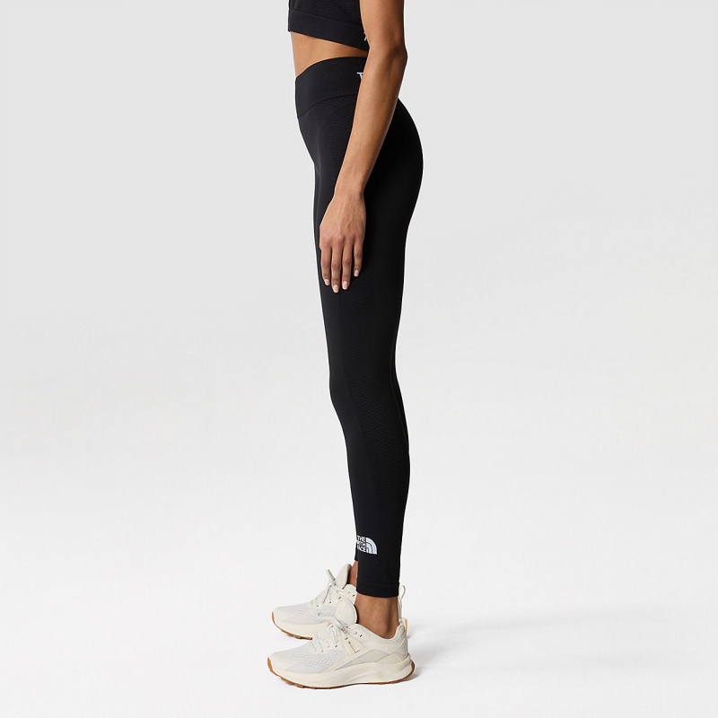 The North Face Seamless Leggings Tnf Black | QEKNMS-523