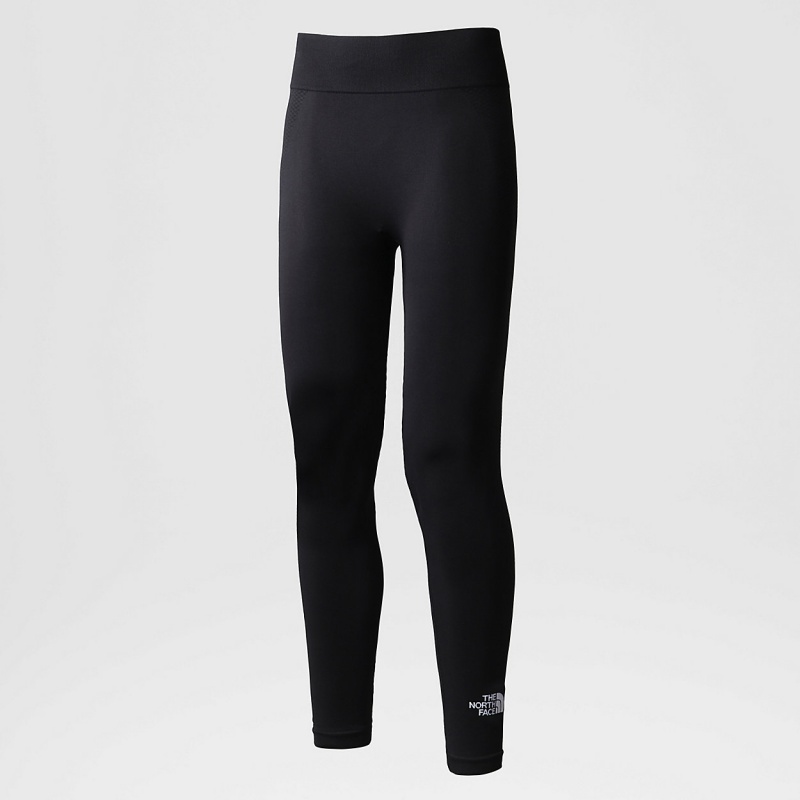 The North Face Seamless Leggings Tnf Black | QEKNMS-523