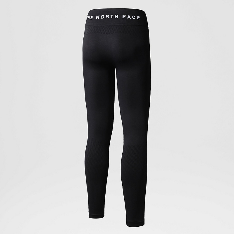 The North Face Seamless Leggings Tnf Black | QEKNMS-523