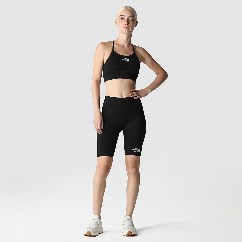 The North Face Seamless Shorts Tnf Black | JHTBOK-710