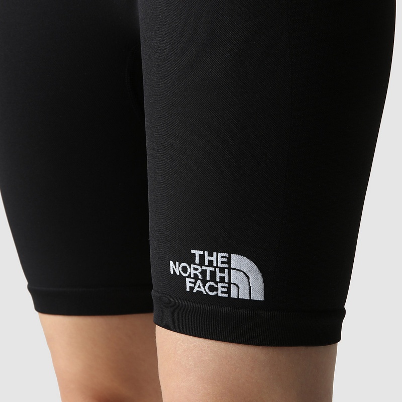 The North Face Seamless Shorts Tnf Black | JHTBOK-710