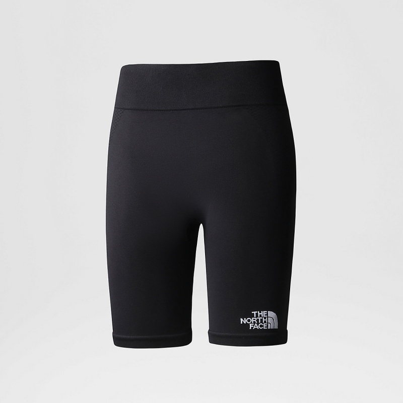 The North Face Seamless Shorts Tnf Black | JHTBOK-710