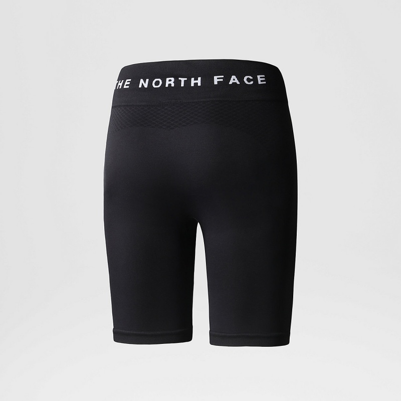 The North Face Seamless Shorts Tnf Black | JHTBOK-710