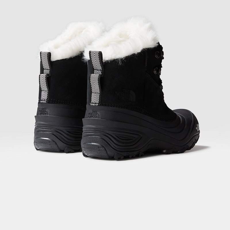 The North Face Shellista V Lace Waterproof Snow Boots Tnf Black - Tnf Black | MYOKJX-983