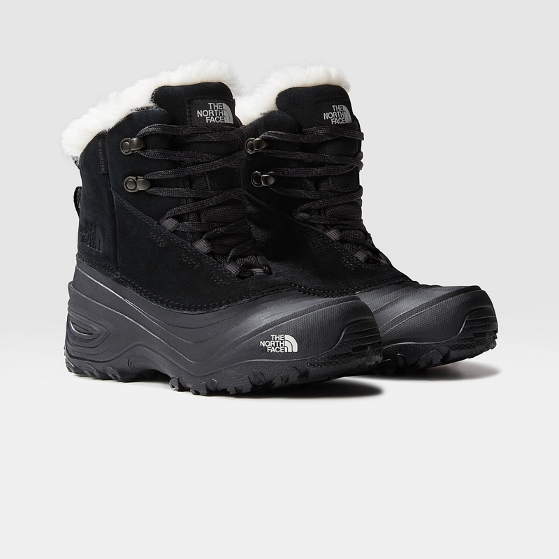 The North Face Shellista V Lace Waterproof Snow Boots Tnf Black - Tnf Black | MYOKJX-983