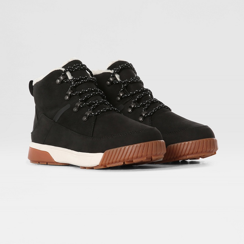 The North Face Sierra Waterproof Street Boots Tnf Black/Gardenia White | KEQCOM-850