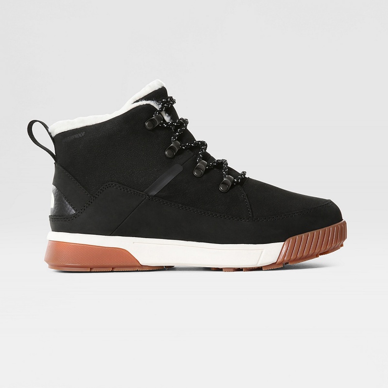 The North Face Sierra Waterproof Street Boots Tnf Black/Gardenia White | KEQCOM-850