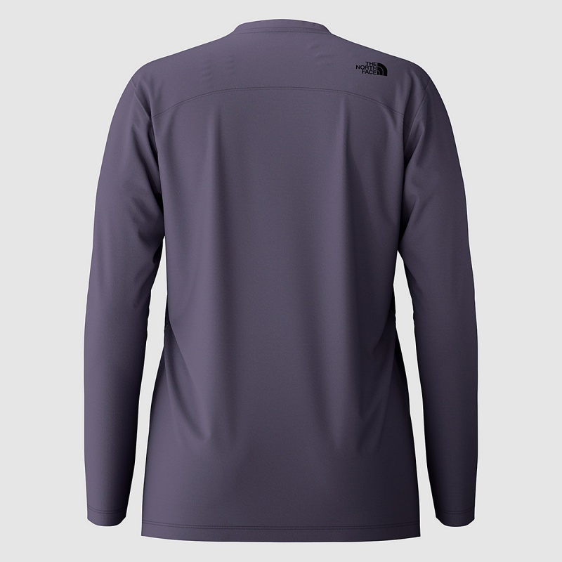 The North Face Simple Dome Long Sleeve T-Shirt Lunar Slate | ZYHXWE-432