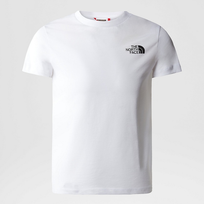 The North Face Simple Dome T-Shirt Tnf White | XEBWRU-768