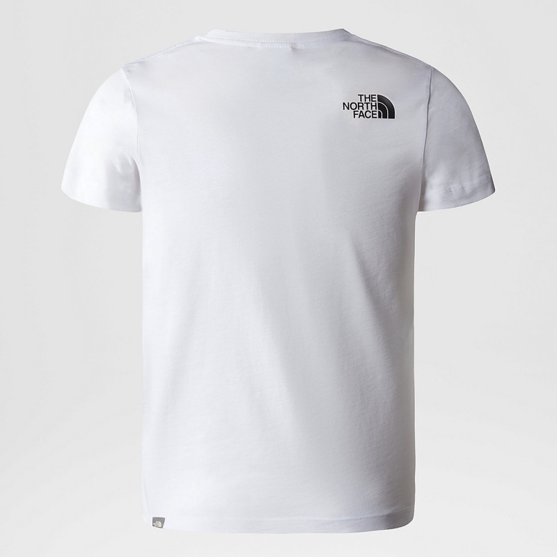 The North Face Simple Dome T-Shirt Tnf White | XEBWRU-768