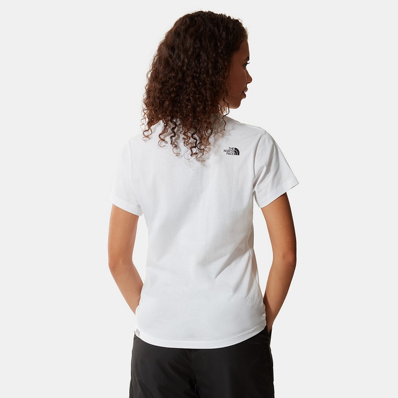 The North Face Simple Dome T-Shirt Tnf White | VRCYGU-674