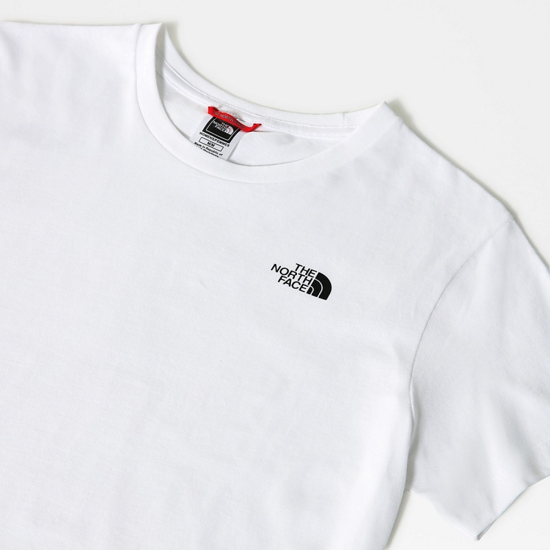 The North Face Simple Dome T-Shirt Tnf White | VRCYGU-674