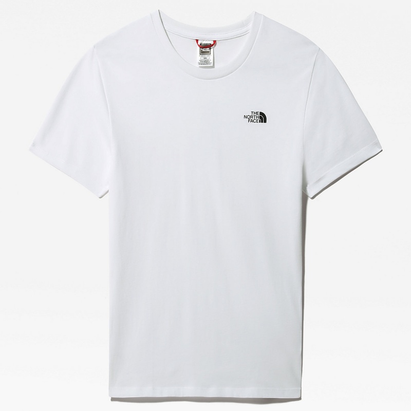 The North Face Simple Dome T-Shirt Tnf White | VRCYGU-674