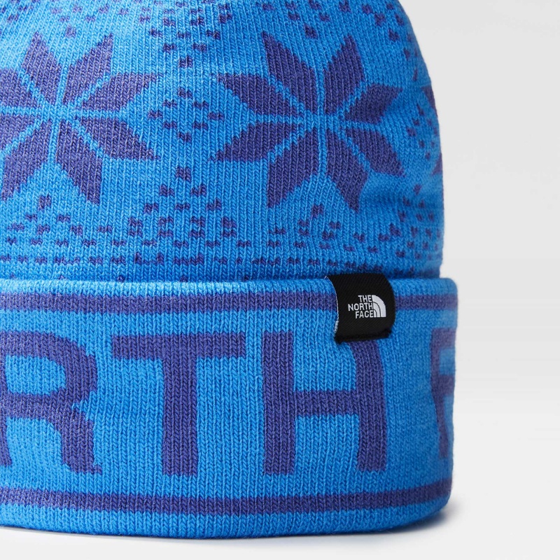 The North Face Ski Tuke Beanie Optic Blue - Cave Blue | TUCQBD-342