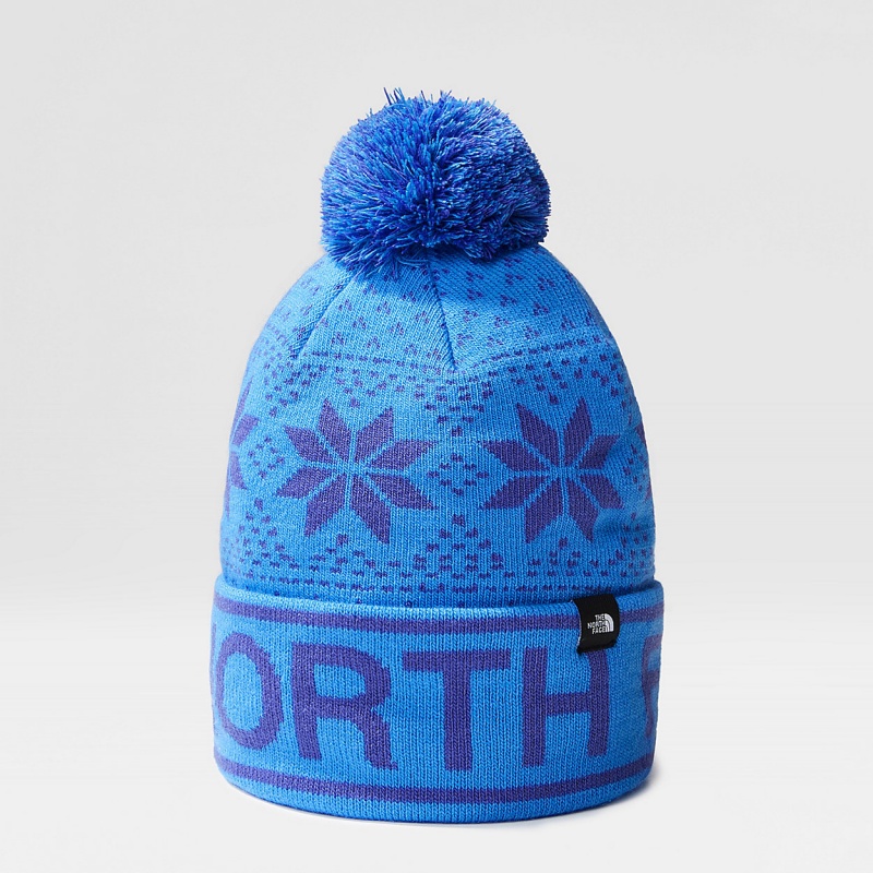 The North Face Ski Tuke Beanie Optic Blue - Cave Blue | TUCQBD-342