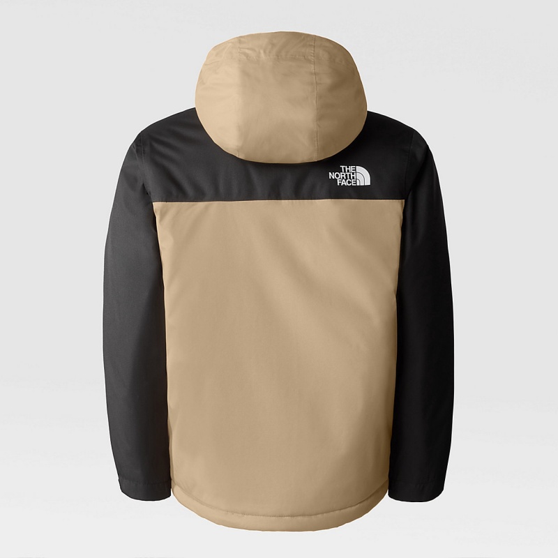 The North Face Snowquest X Insulated Jacket Almond Butter/Tnf Black | CJBZLR-096