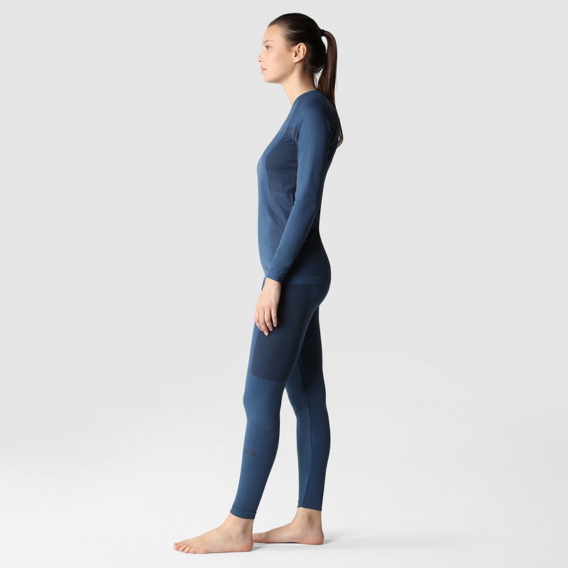 The North Face Sport Leggings Blue Wing Teal - Tnf Black | UCXFLV-495