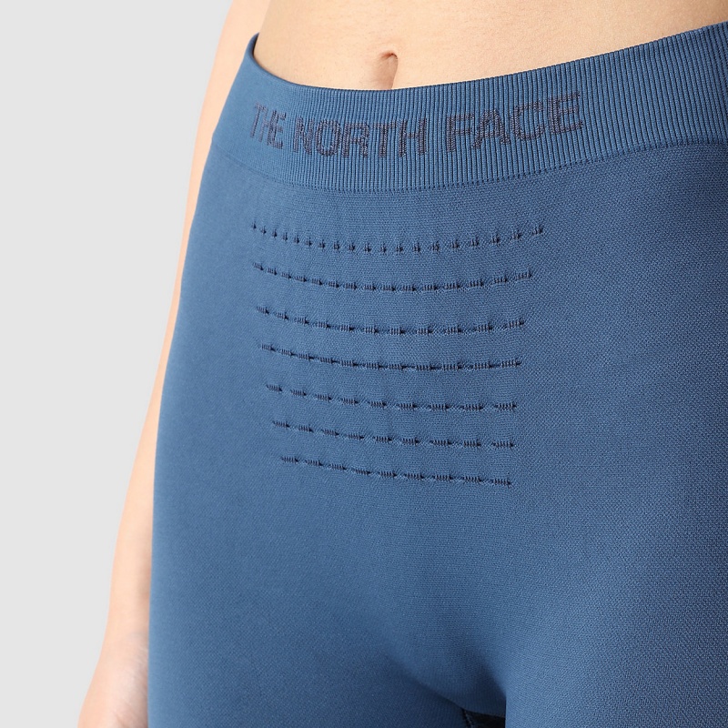 The North Face Sport Leggings Blue Wing Teal - Tnf Black | UCXFLV-495